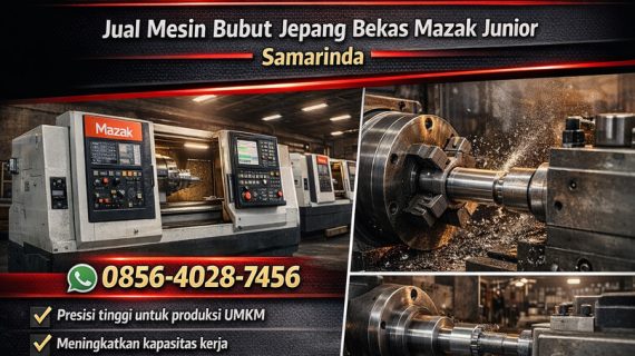 UNIT IMPOR JEPANG! 0856-4028-7456 Jual Mesin Bubut Jepang Bekas Mazak Junior di Samarinda