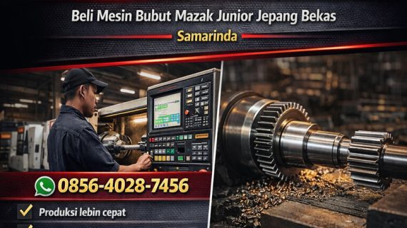 KHUALITAS DARI JEPANG! 0856-4028-7456 Beli Mesin Bubut Mazak Junior Jepang Bekas di Samarinda