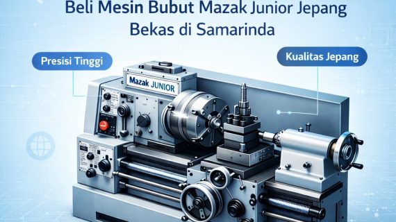 INVESTASI CERDAS 0856-4028-7456 Beli Mesin Bubut Mazak Junior Jepang Bekas di Samarinda