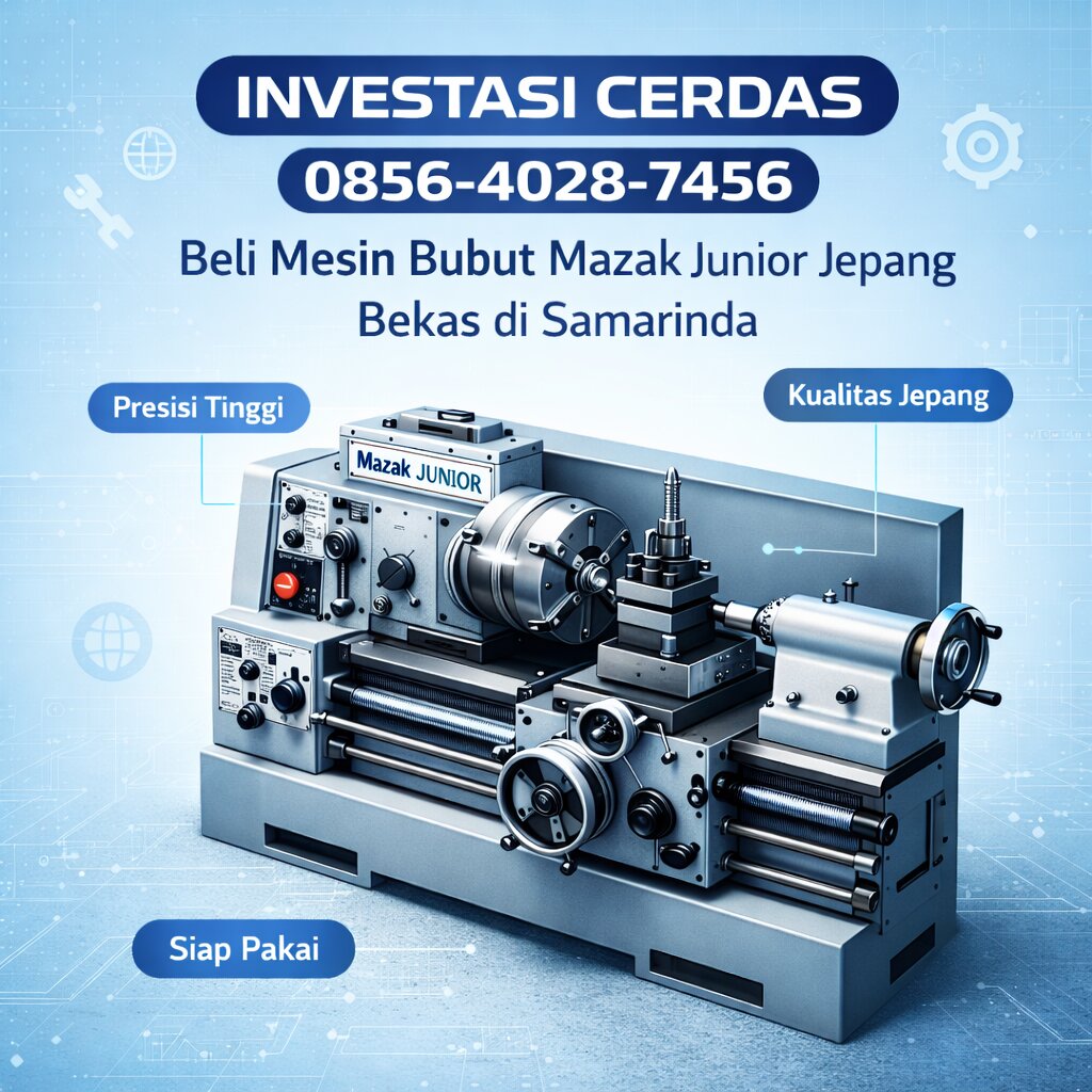 Beli Mesin Bubut Mazak Samarinda