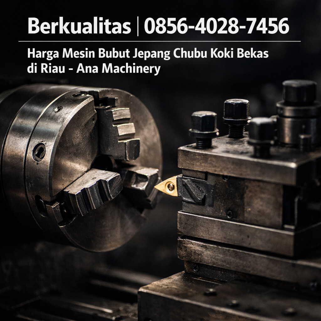 Harga Mesin Bubut Jepang Chubu Koki Bekas di Riau