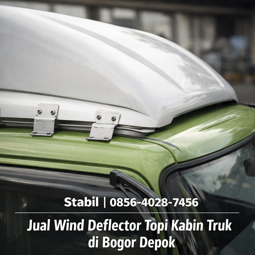 Jual Wind Deflector Topi Kabin Truk Bogor Depok | Mulai 3,5 Juta