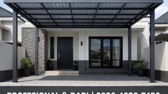 PROFESIONAL & RAPI | 0856-4028-7456 – Jasa Pasang Kanopi Besi Hollow Galvanis di Semarang Kudus