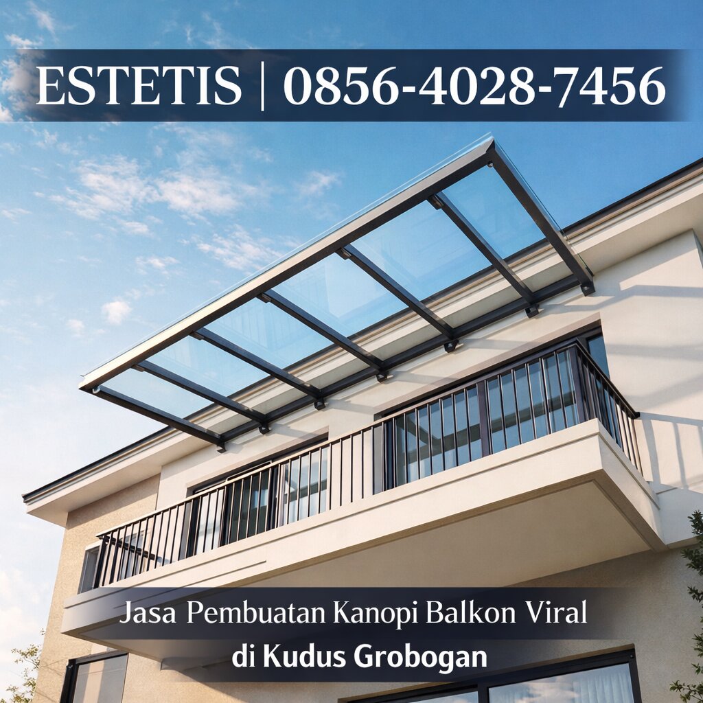 kanopi balkon baja ringan