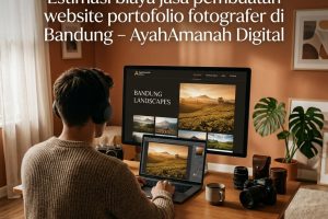 SOLUSI CERDAS 0856-4028-7456 | Estimasi biaya jasa pembuatan website portofolio fotografer di Bandung – AyahAmanah Digital