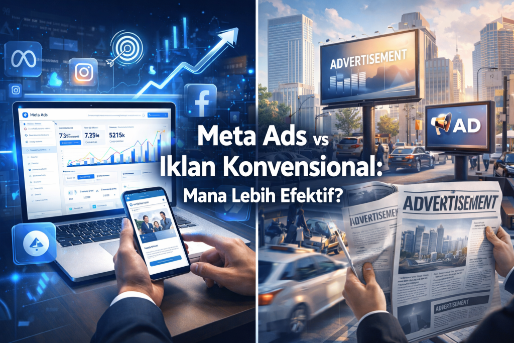 Meta Ads vs Iklan Konvensional: Mana Lebih Efektif?
