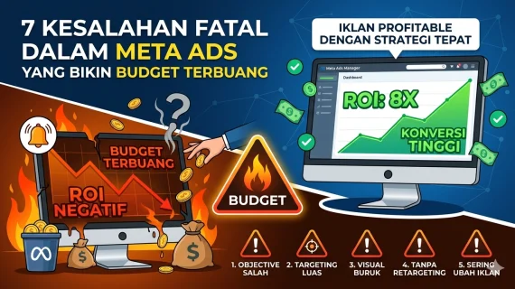 7 Kesalahan Fatal dalam Meta Ads yang Bikin Budget Terbuang Sia-sia