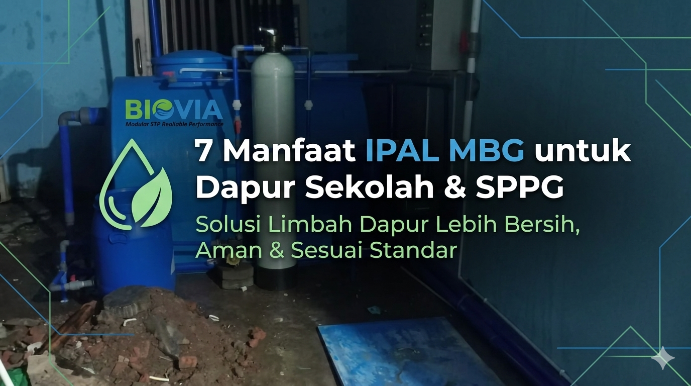 7 Manfaat IPAL MBG untuk Dapur Sekolah & SPPG yang Jarang Disadari