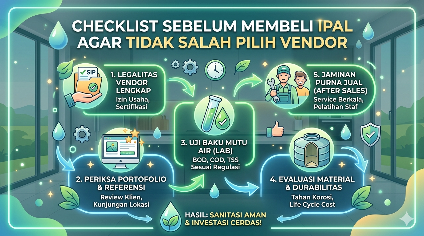 Checklist Sebelum Membeli IPAL & Tips Pilih Vendor