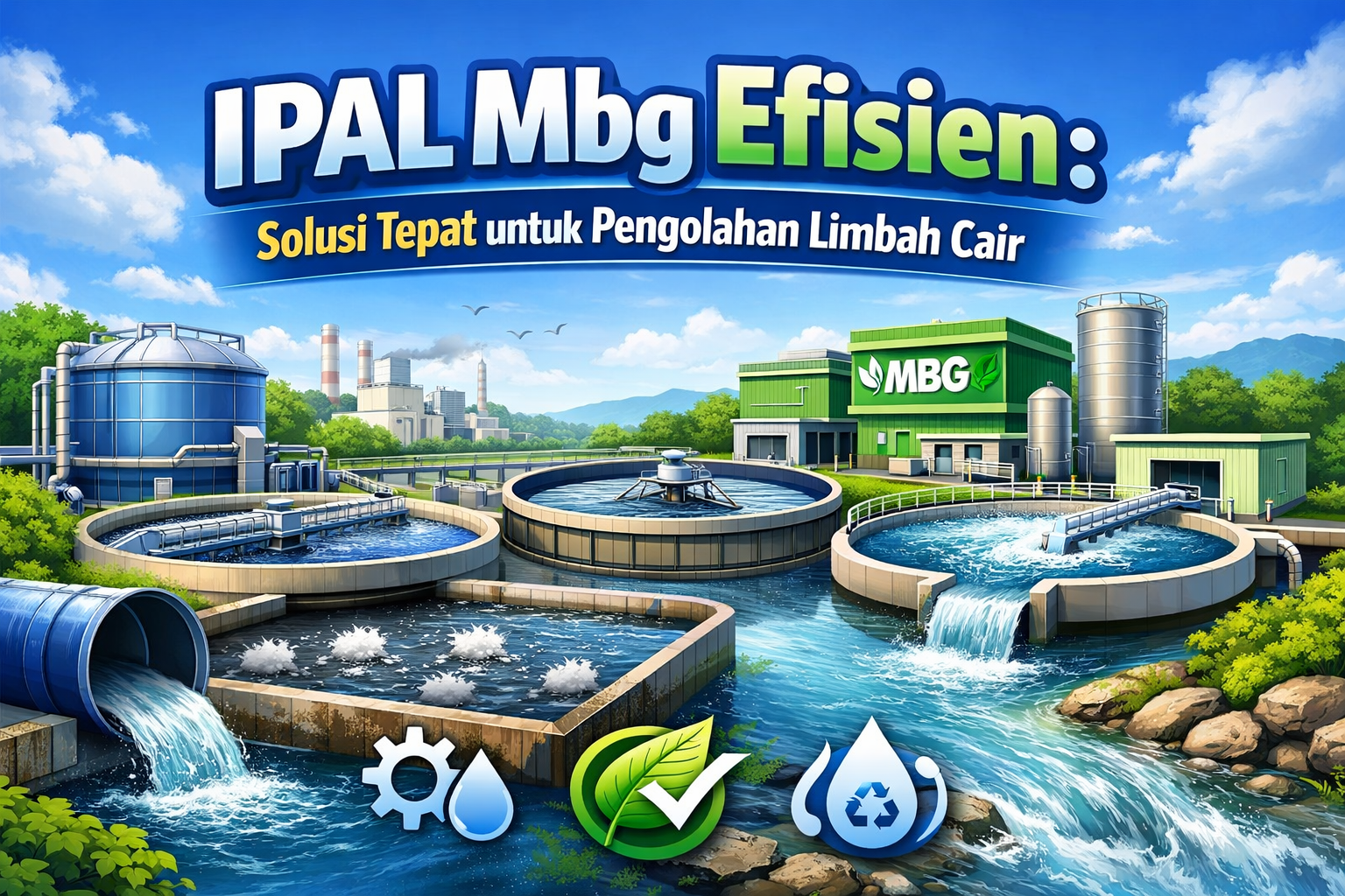 IPAL Mbg Efisien untuk Pengolahan Limbah Cair