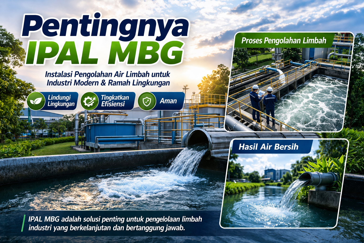 Pentingnya IPAL MBG dalam Pengolahan Limbah Modern