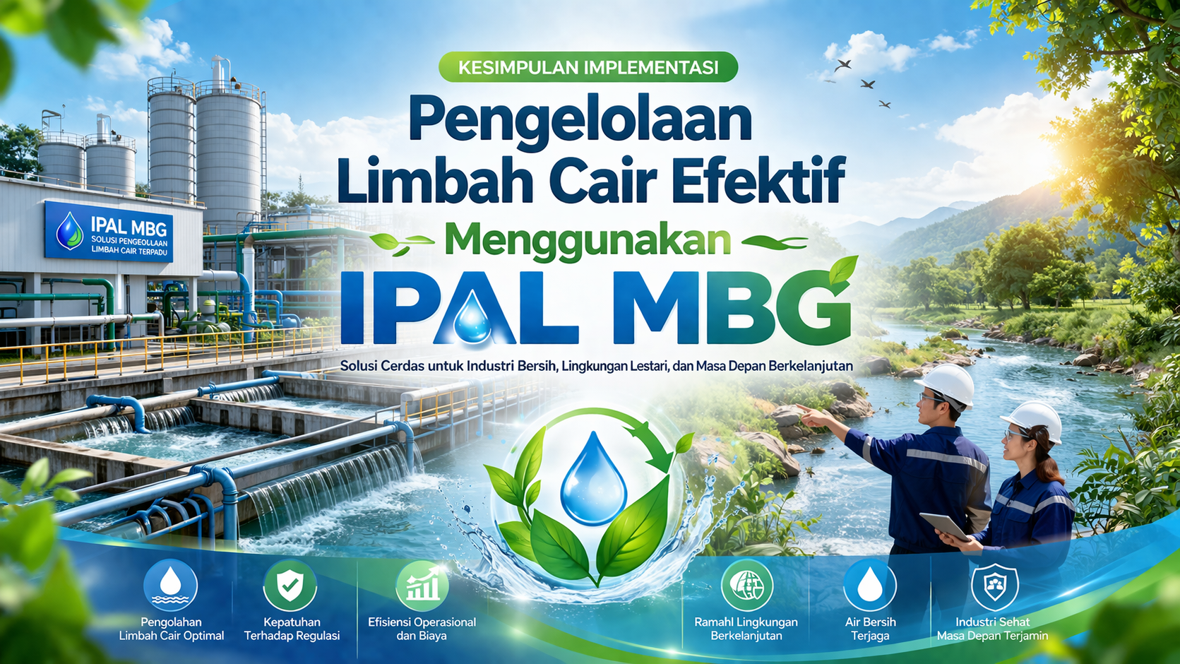 Pengelolaan Limbah Cair Efektif dengan IPAL MBG
