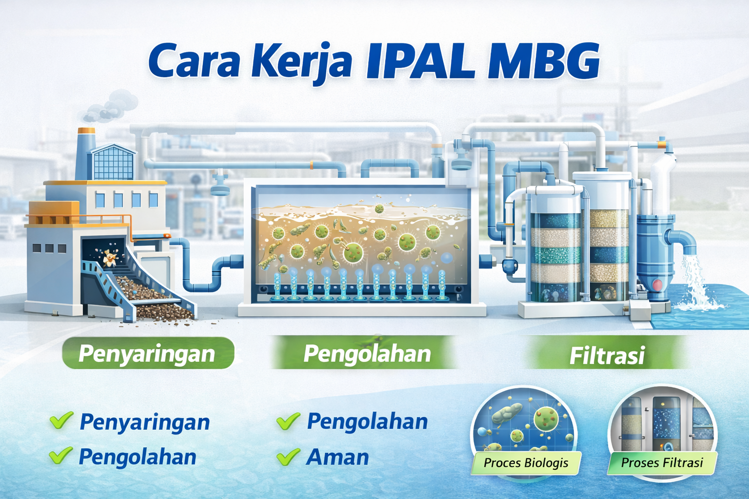 Perbedaan IPAL MBG dengan Sistem Pengolahan Lain