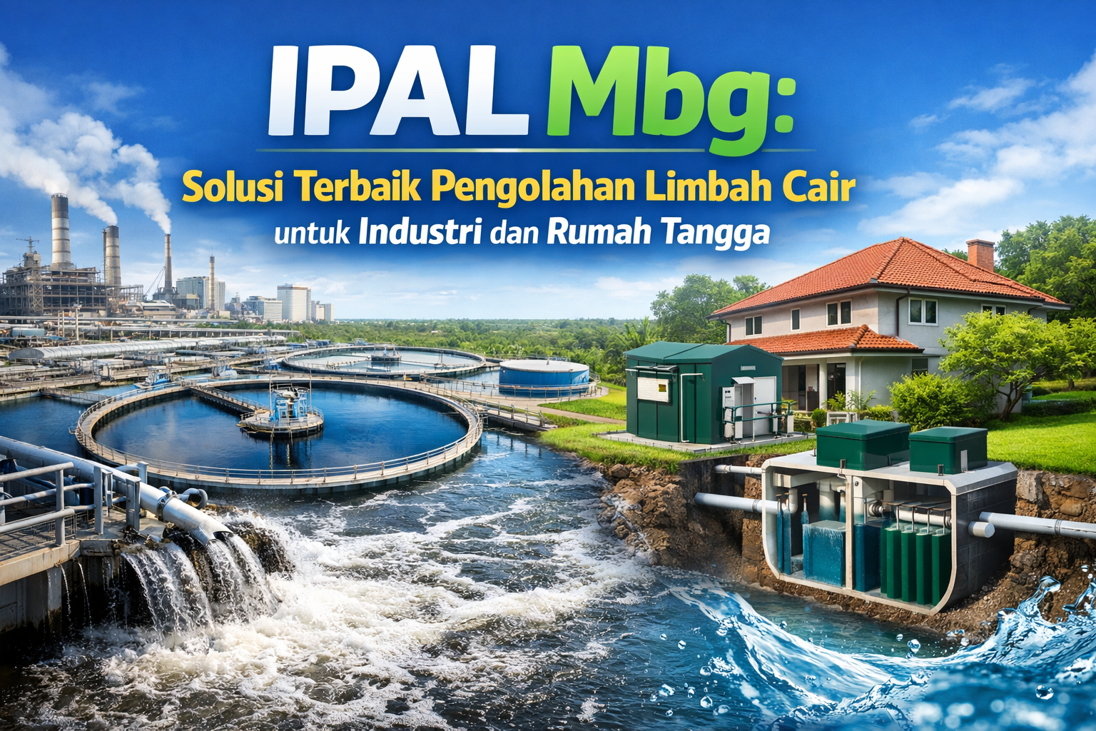 IPAL Mbg: Solusi Pengolahan Limbah Terbaik