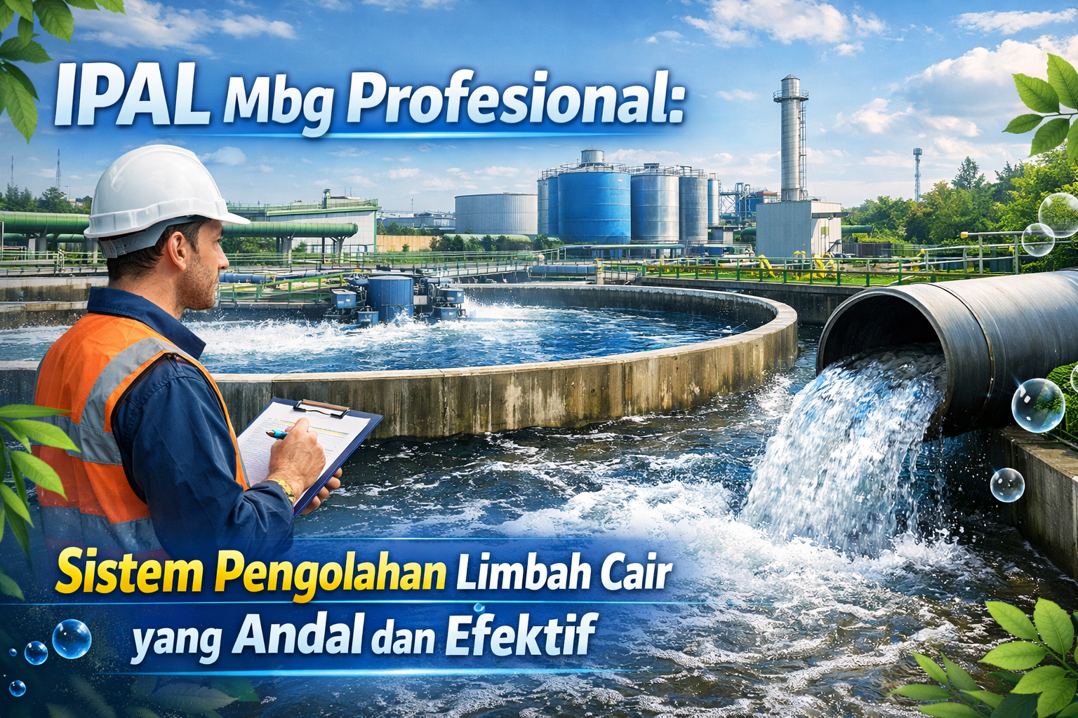 IPAL Mbg Profesional untuk Sistem Limbah Berkualitas