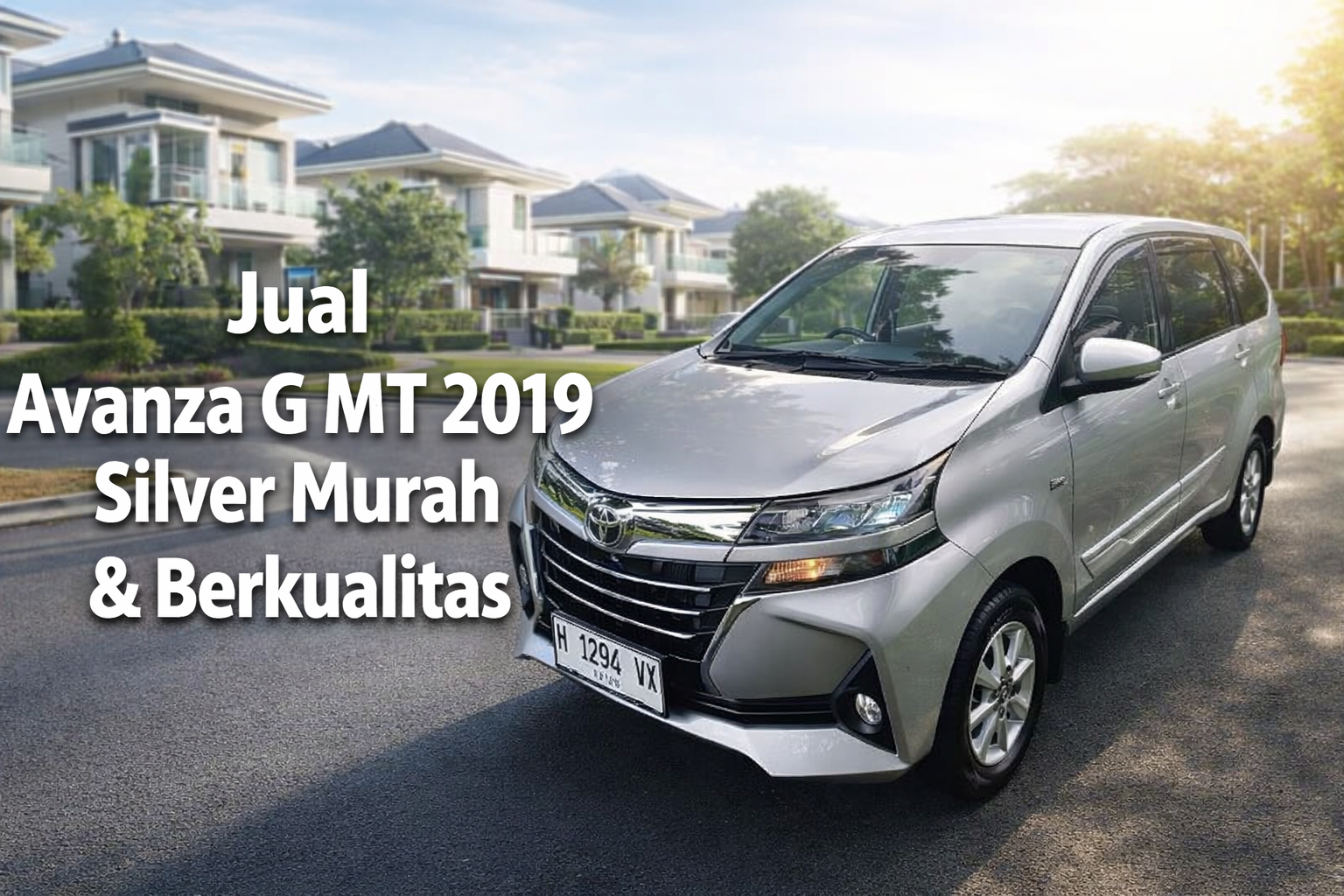 Jual Avanza G MT 2019 Silver Murah & Berkualitas