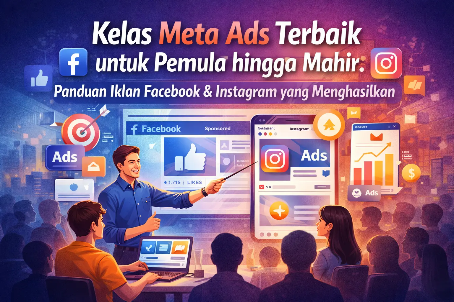 Kelas Meta Ads Terbaik untuk Pemula hingga Mahir: Panduan Iklan Facebook & Instagram yang Menghasilkan