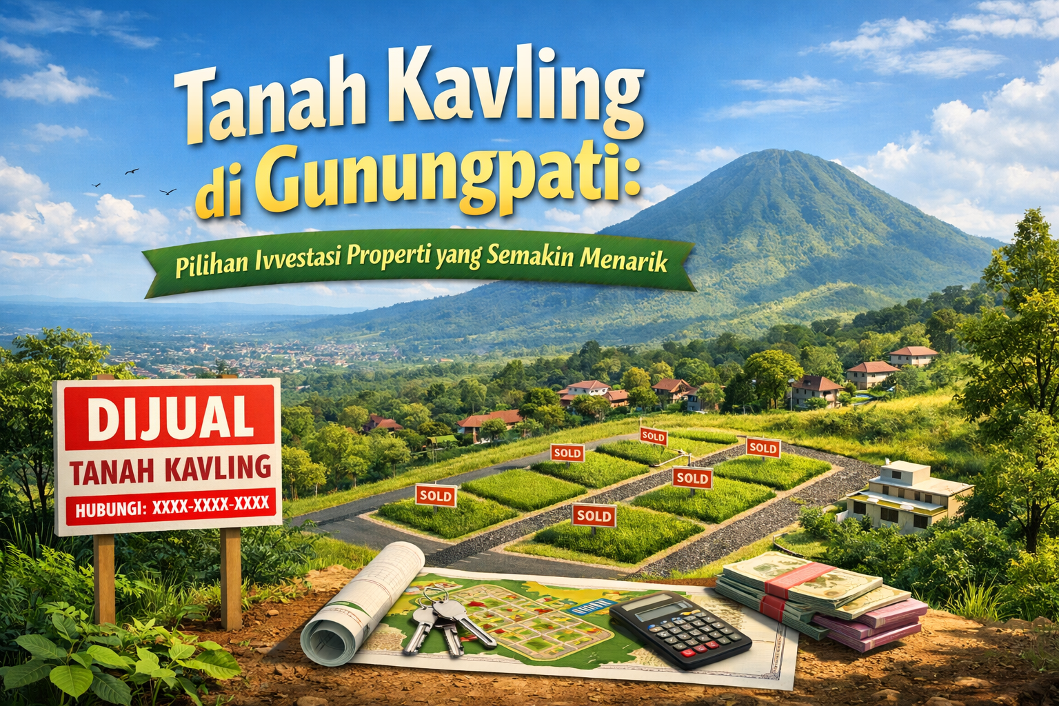 Tanah Kavling di Gunungpati Strategis & Harga Terjangkau