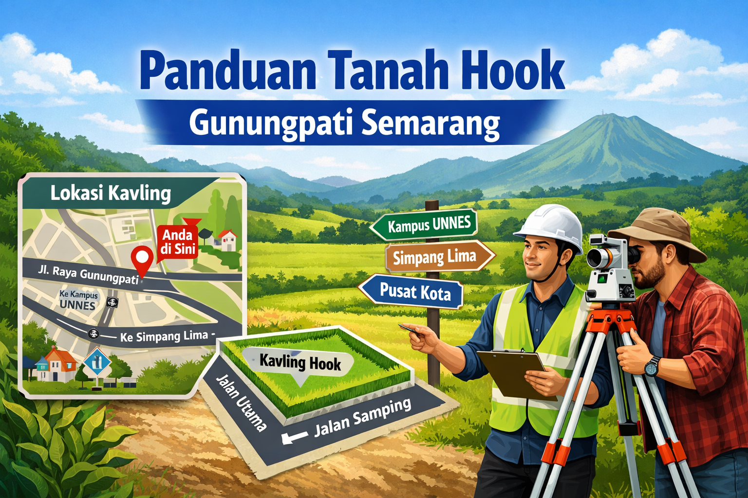 Panduan Tanah Hook Gunungpati Semarang