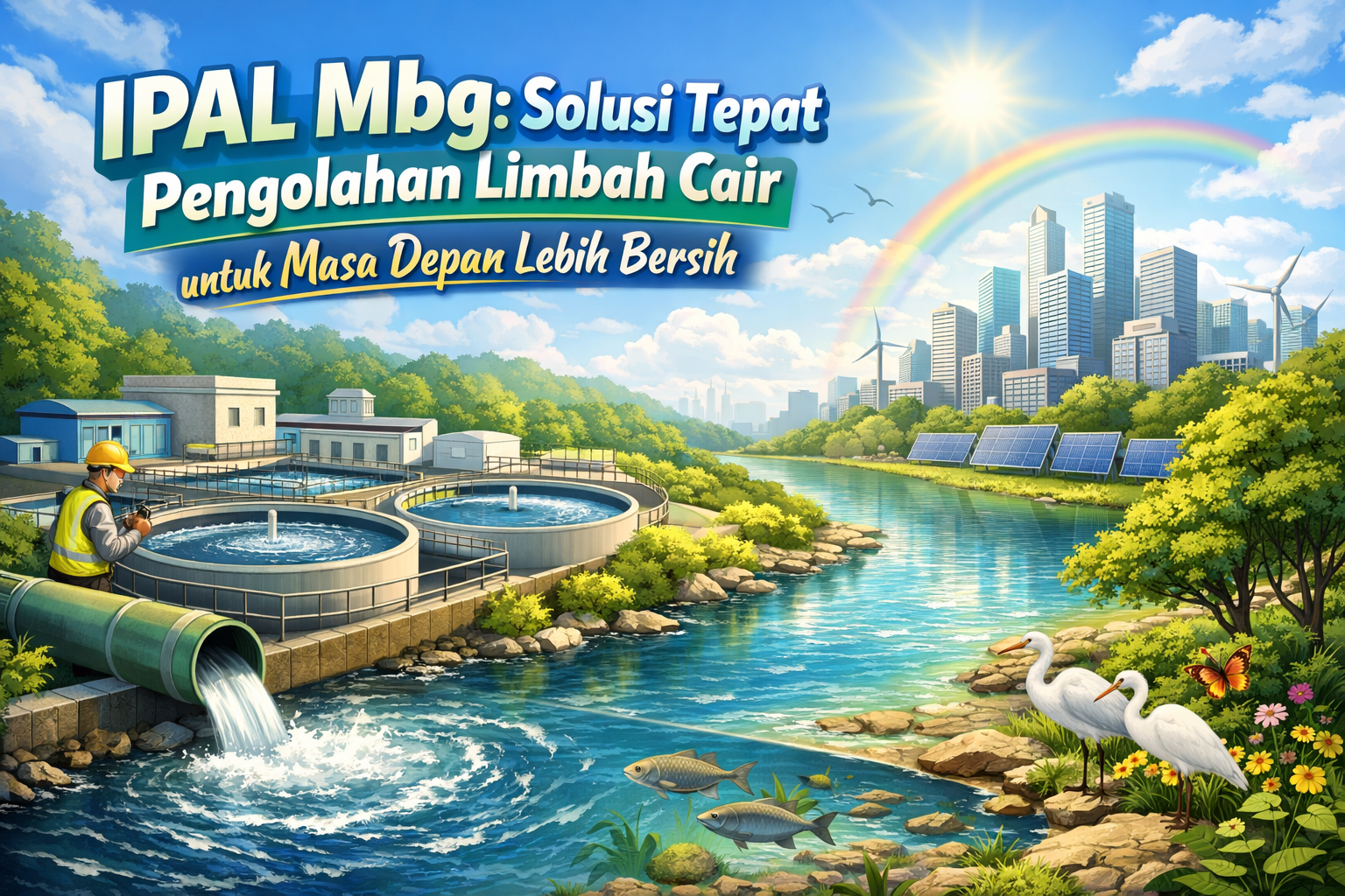 IPAL Mbg: Solusi Pengolahan Limbah Cair Modern