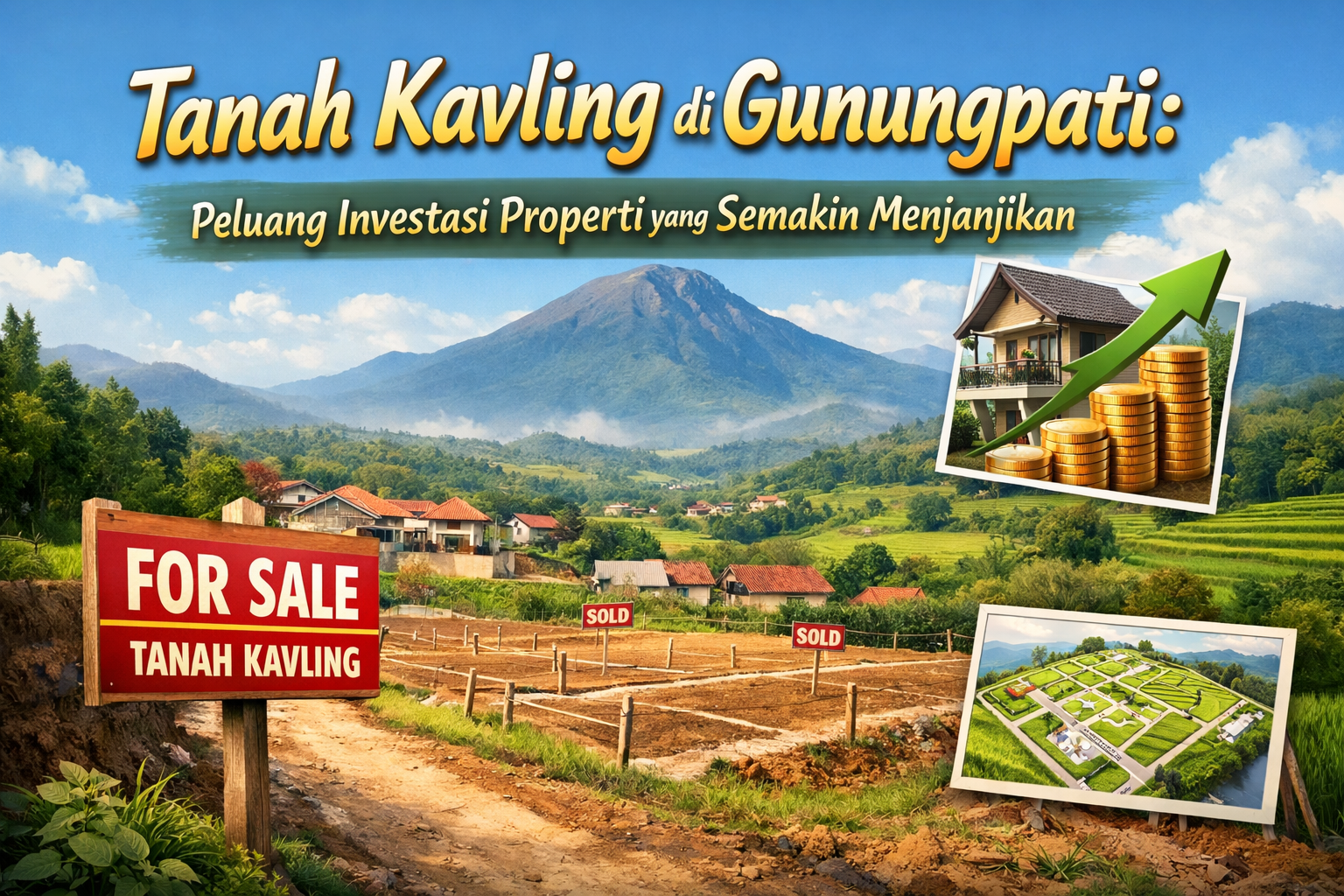 Tanah Kavling di Gunungpati Murah & Siap Investasi