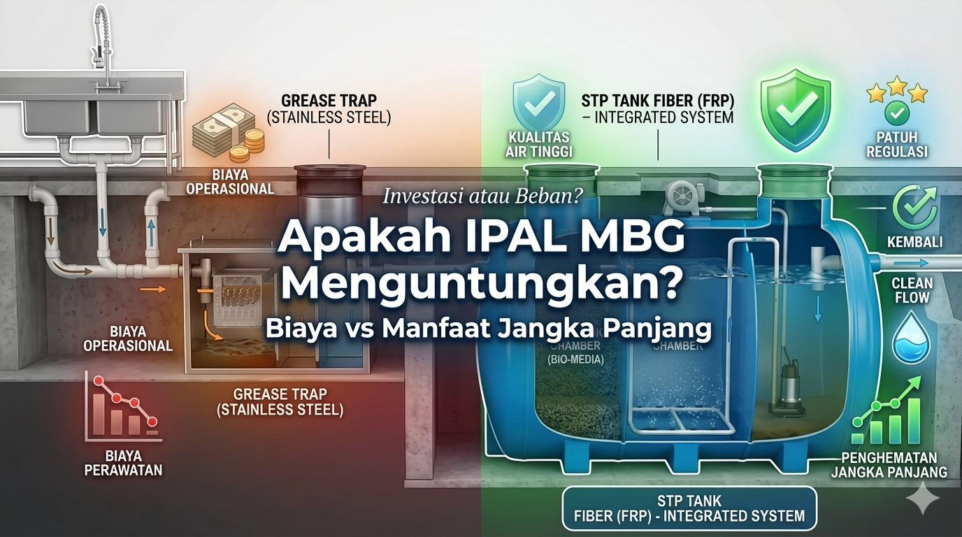 Apakah IPAL MBG Menguntungkan? Analisis Biaya vs Manfaat Jangka Panjang