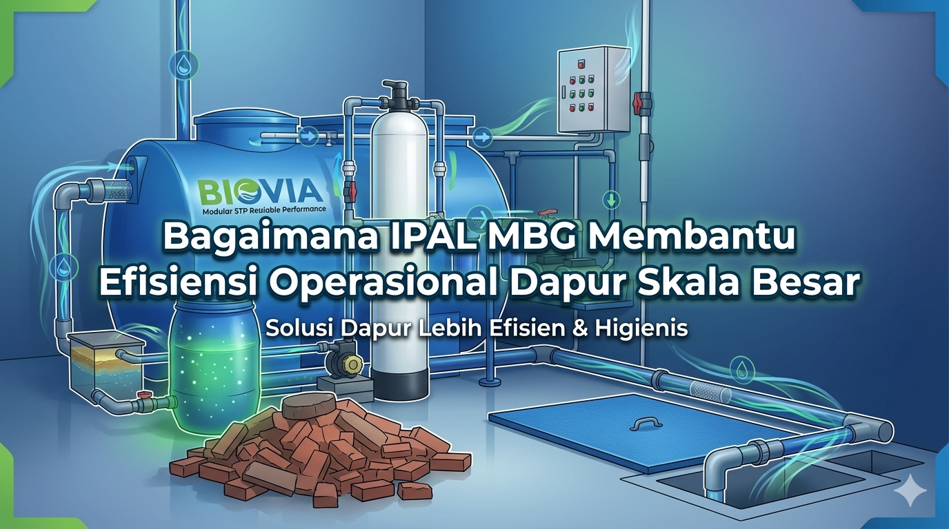 Bagaimana IPAL MBG Membantu Efisiensi Operasional Dapur Skala Besar