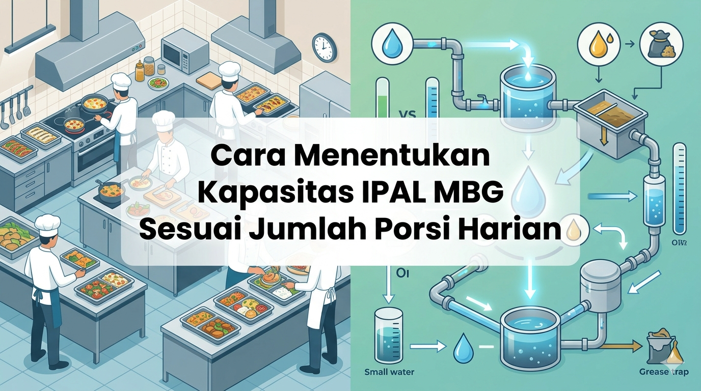 Cara Menentukan Kapasitas IPAL MBG Sesuai Jumlah Porsi Harian