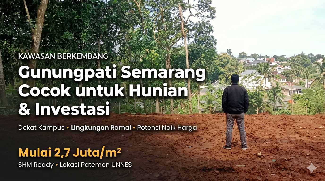 Gunungpati Semarang: Kawasan Berkembang yang Cocok untuk Hunian dan Investasi