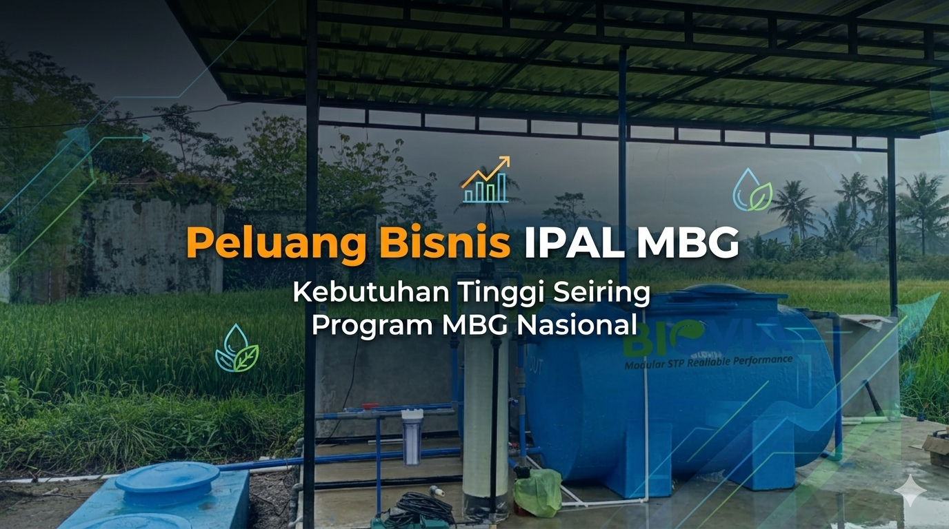 Peluang Bisnis IPAL MBG: Kebutuhan Tinggi Seiring Program MBG Nasional