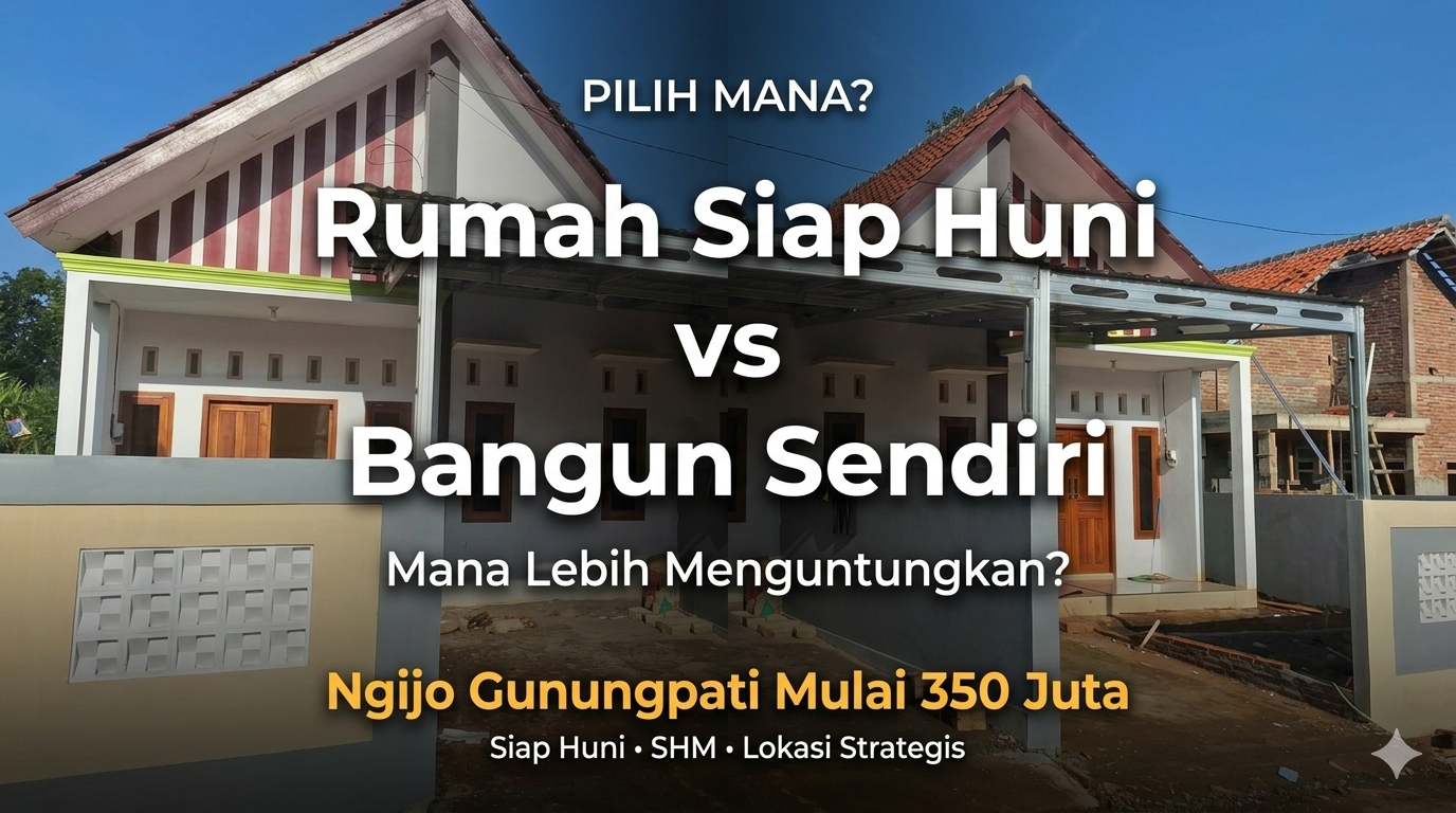 Beli Rumah Siap Huni vs Bangun Sendiri, Mana yang Lebih Menguntungkan?