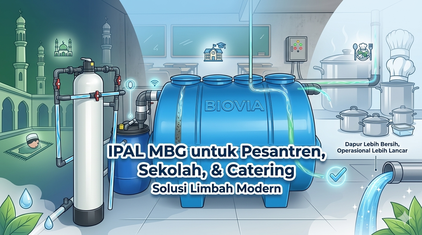 IPAL MBG untuk Pondok Pesantren, Sekolah, dan Catering: Solusi Limbah Modern