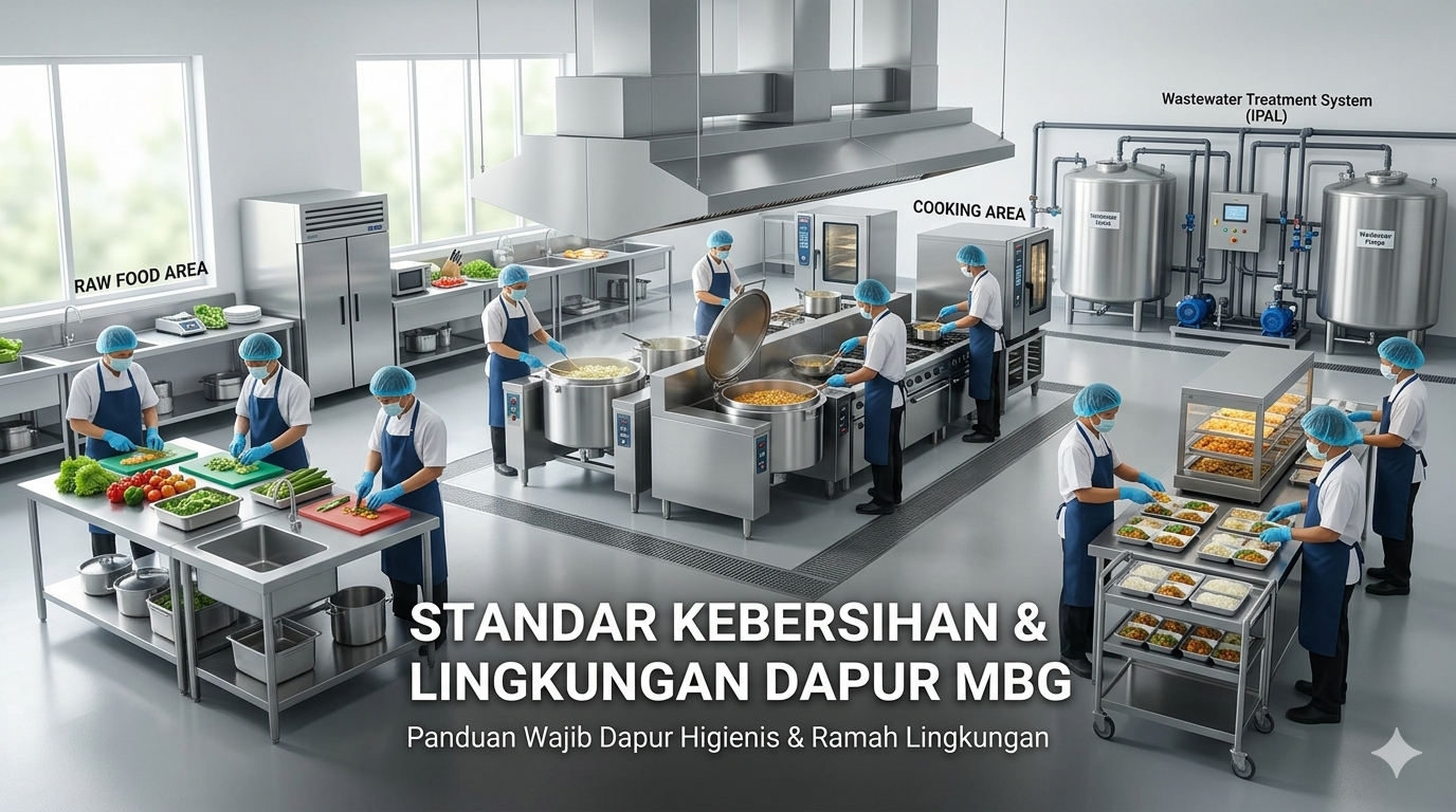Standar Kebersihan dan Lingkungan dalam Dapur MBG yang Perlu Dipenuhi