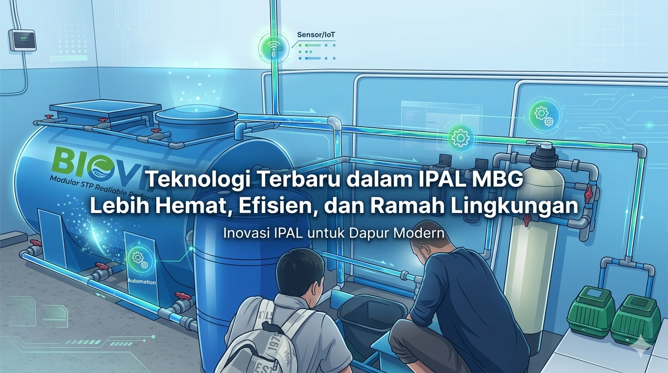 Teknologi Terbaru dalam IPAL MBG: Lebih Hemat, Efisien, dan Ramah Lingkungan