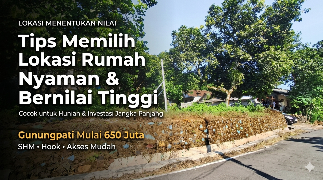 Tips Memilih Lokasi Rumah yang Nyaman Sekaligus Bernilai Investasi Tinggi