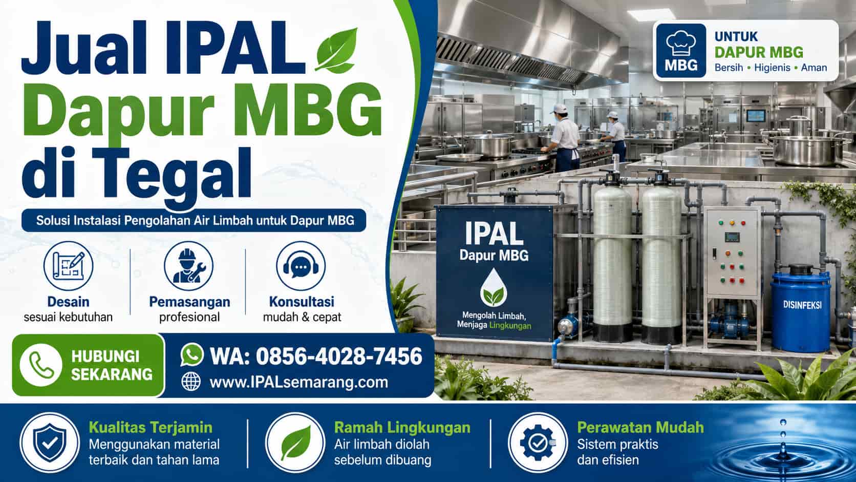 jual ipal dapur mbg tegal