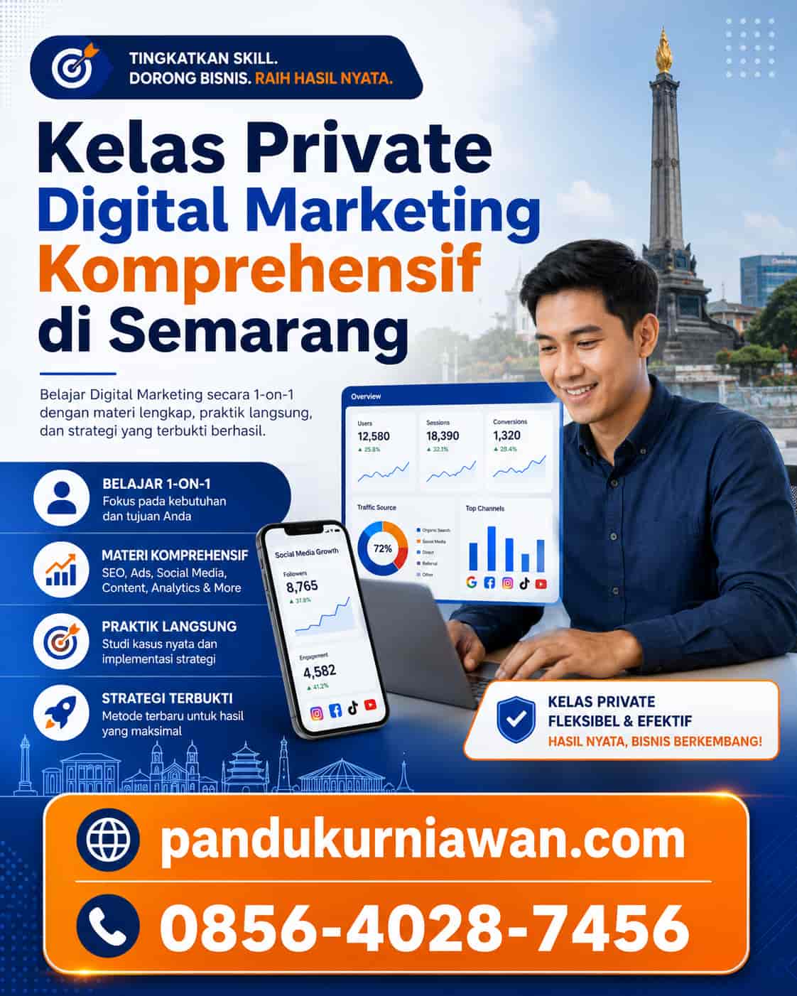 kelas private digital marketing di semarang pandukurniawan.com