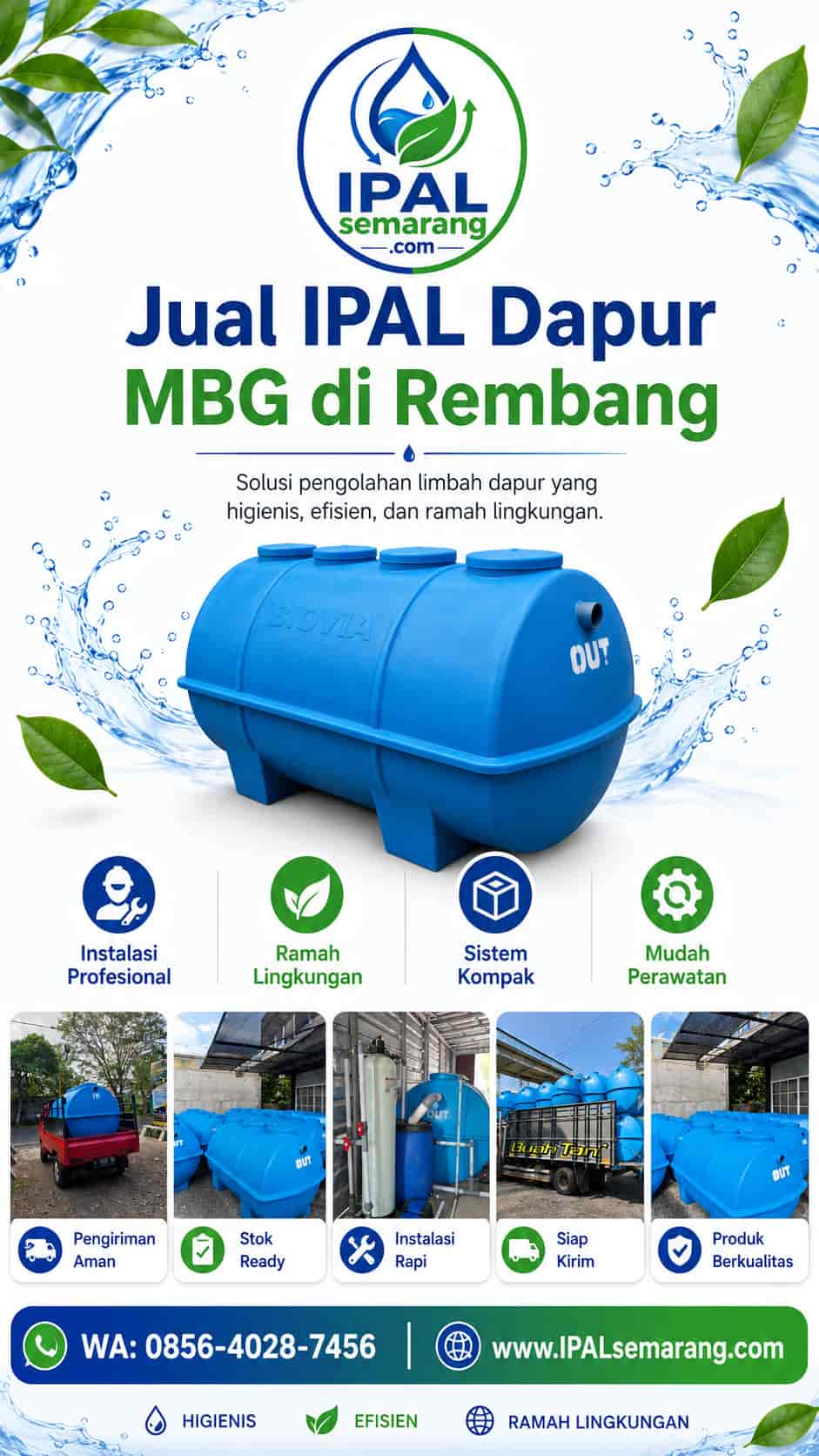 jual ipal dapur mbg di rembang lasem