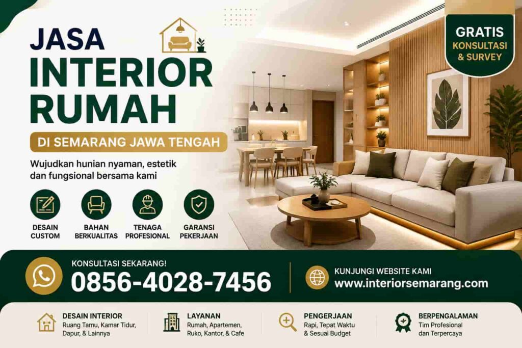 Jasa Interior Rumah di Jawa Tengah