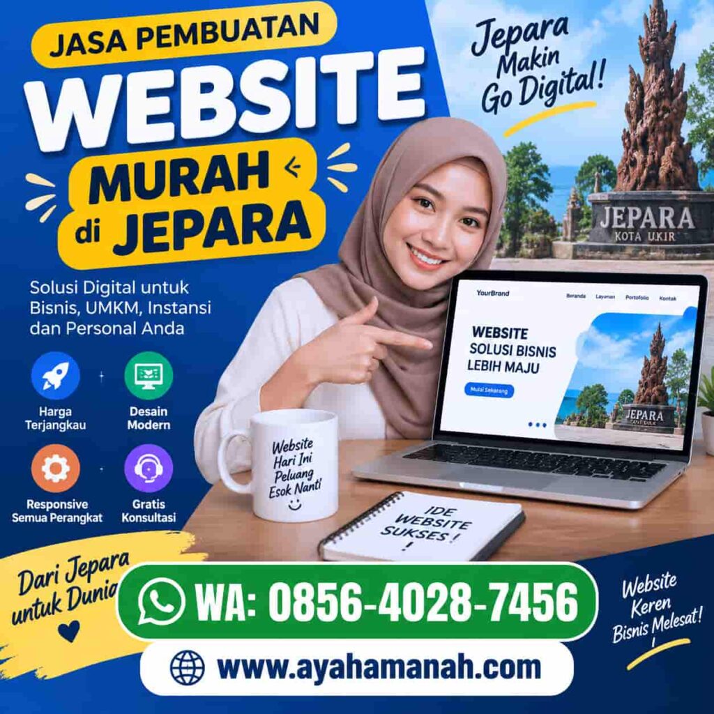 Jasa Pembuatan Website Murah di Jepara