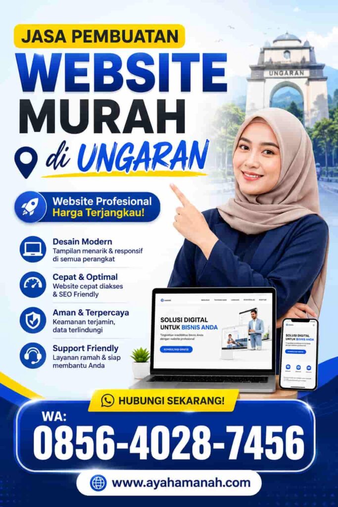 Jasa Pembuatan Website Murah di Ungaran
