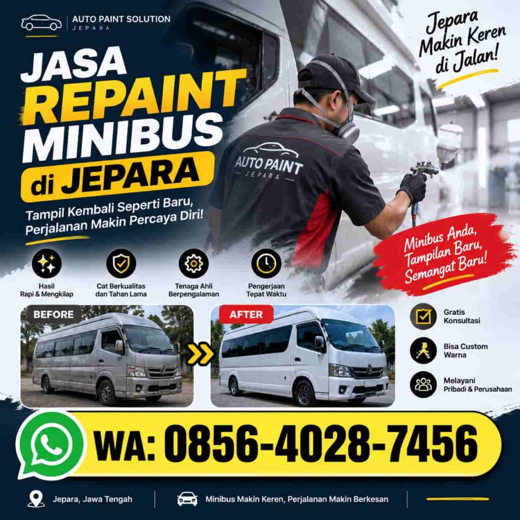 Jasa Repaint Minibus di Jepara