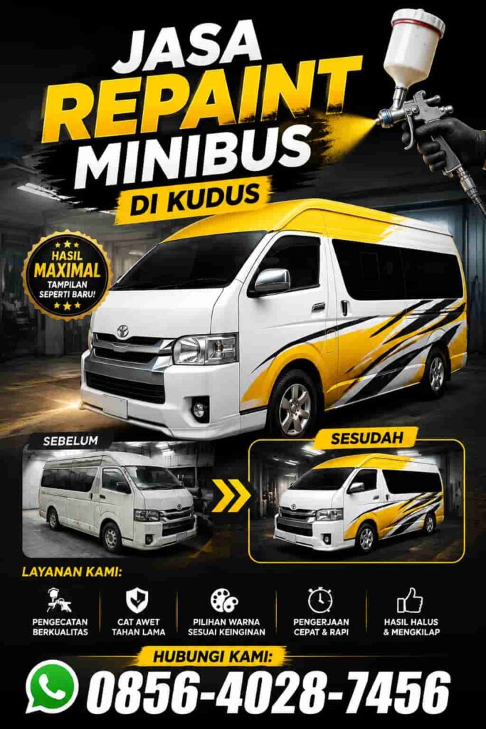 Jasa Repaint Minibus di Kudus