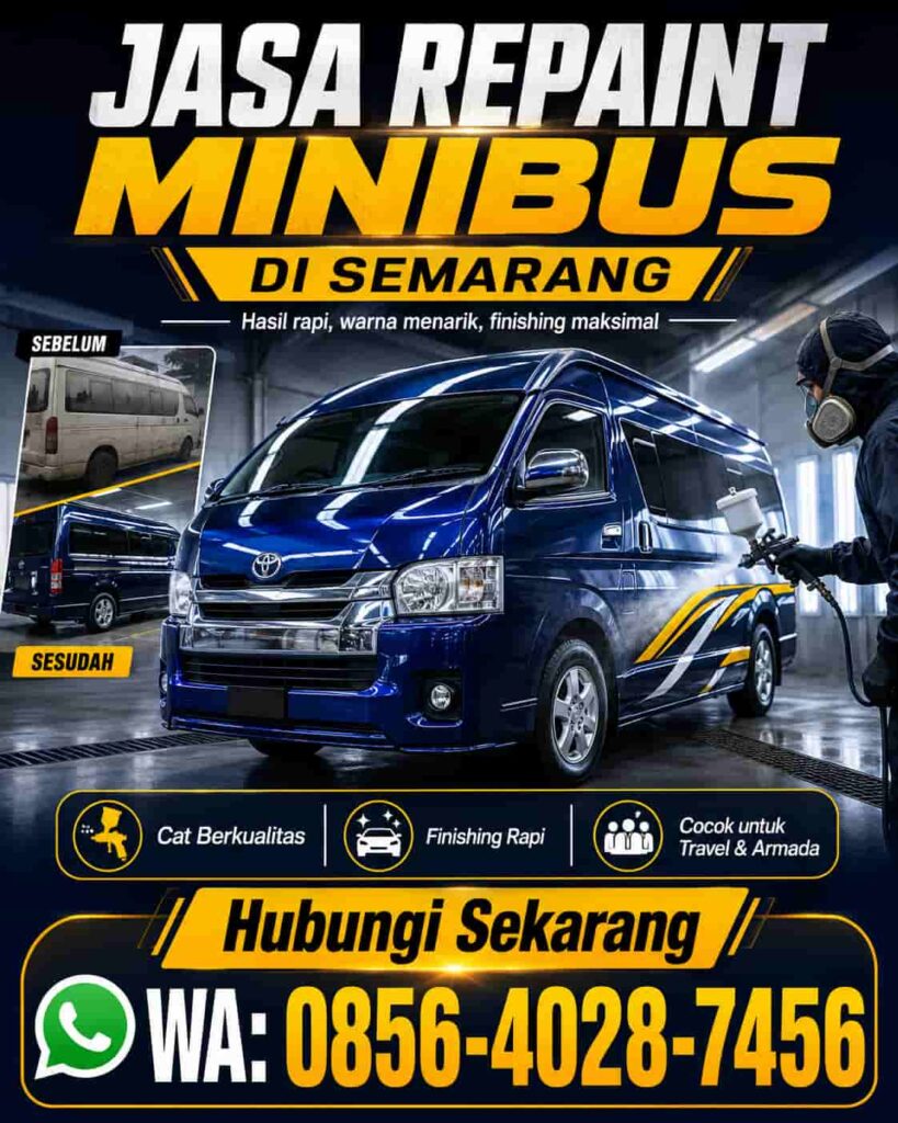 Jasa Repaint Minibus di Semarang (2)