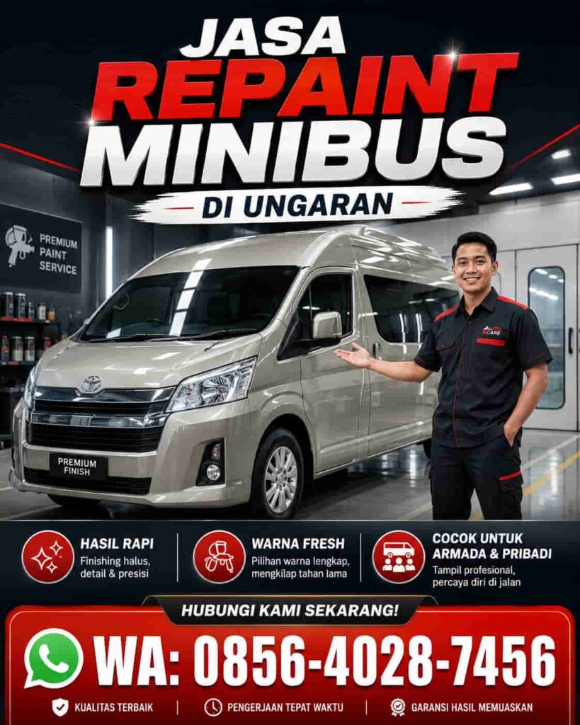 Jasa Repaint Minibus di Ungaran