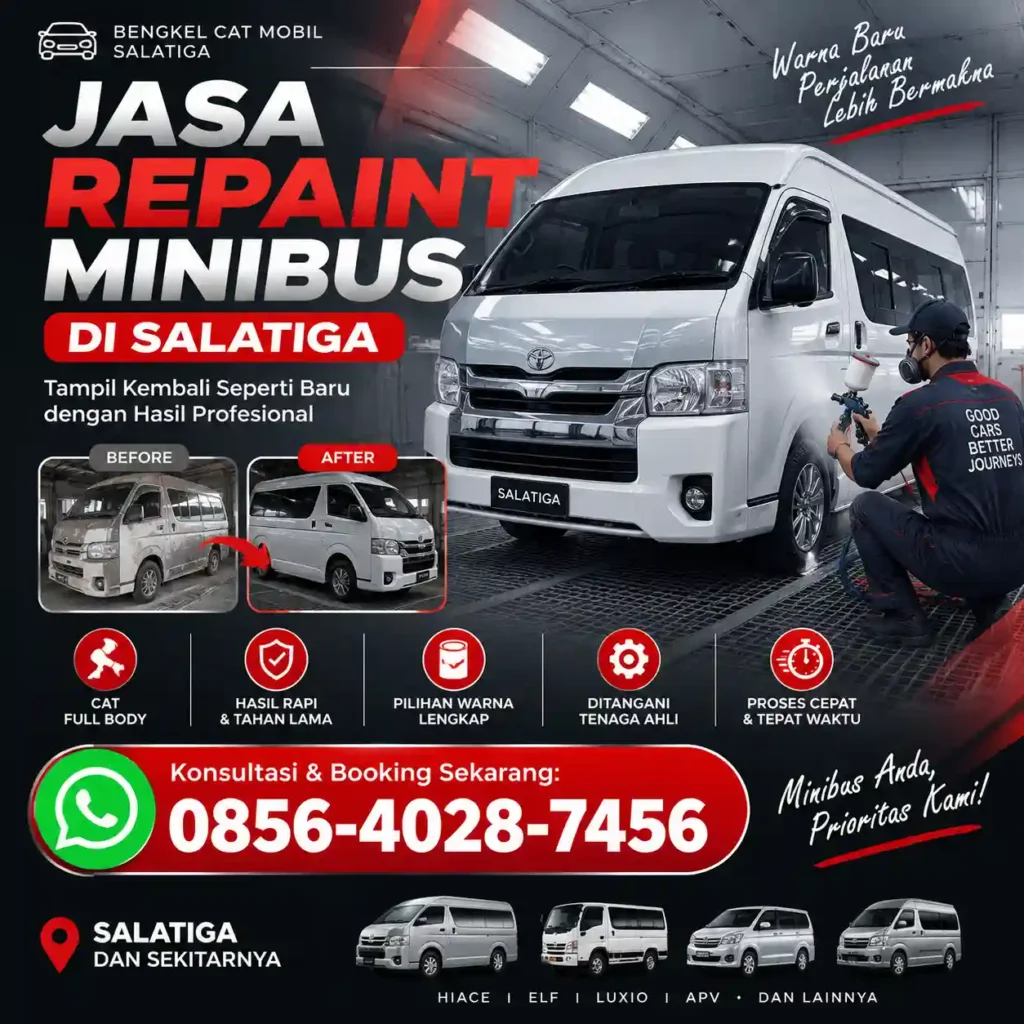 Jasa repaint minibus salatiga