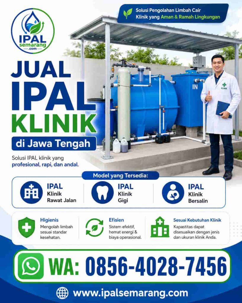 Jual IPAL Klinik di Jawa Tengah
