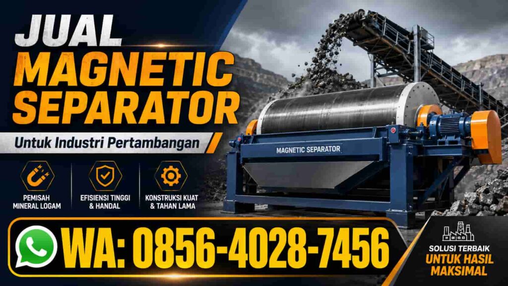 Jual Magnetic Separator di Semarang untuk Industri Pertambangan