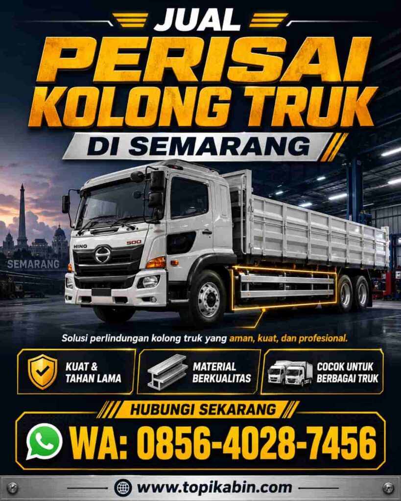Jual Perisai Kolong Truk di Semarang untuk Perlindungan Undercarriage