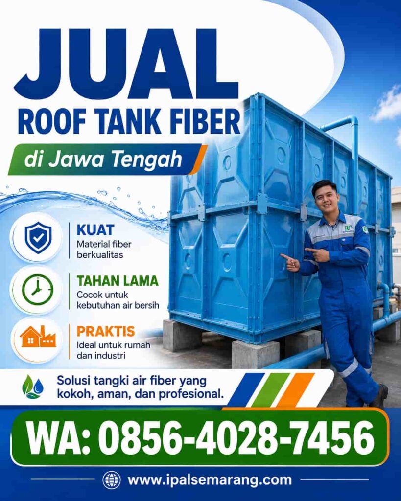 Jual Roof Tank Fiber di Jawa Tengah